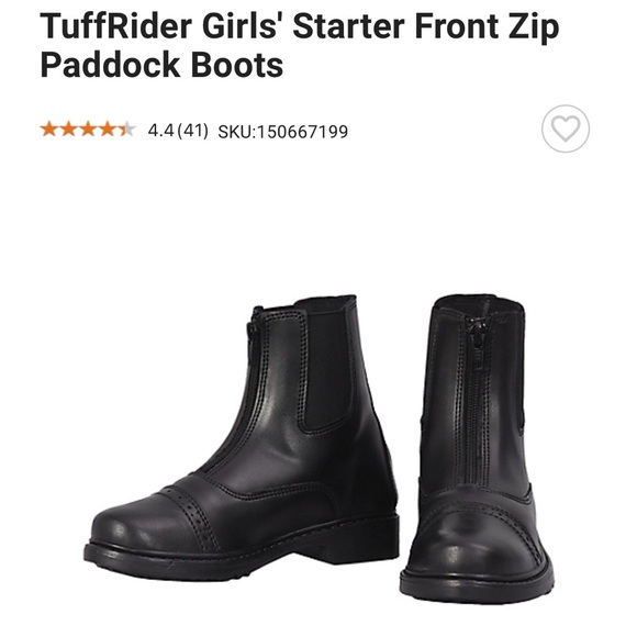 TuffRider pour Enfant Starter à Lacets à Lacets Bottes de Paddock
